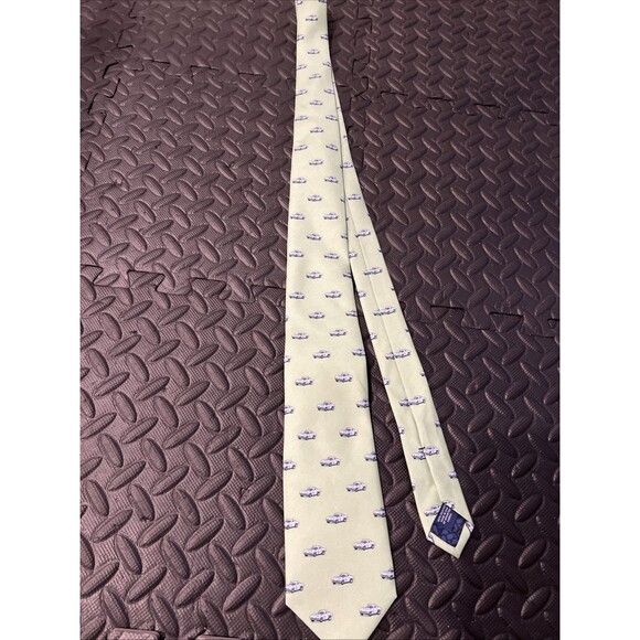 Ultra Rare Vintage Rolex Necktie Monterey Motorsports Reunion Mint Green - Picture 1 of 5
